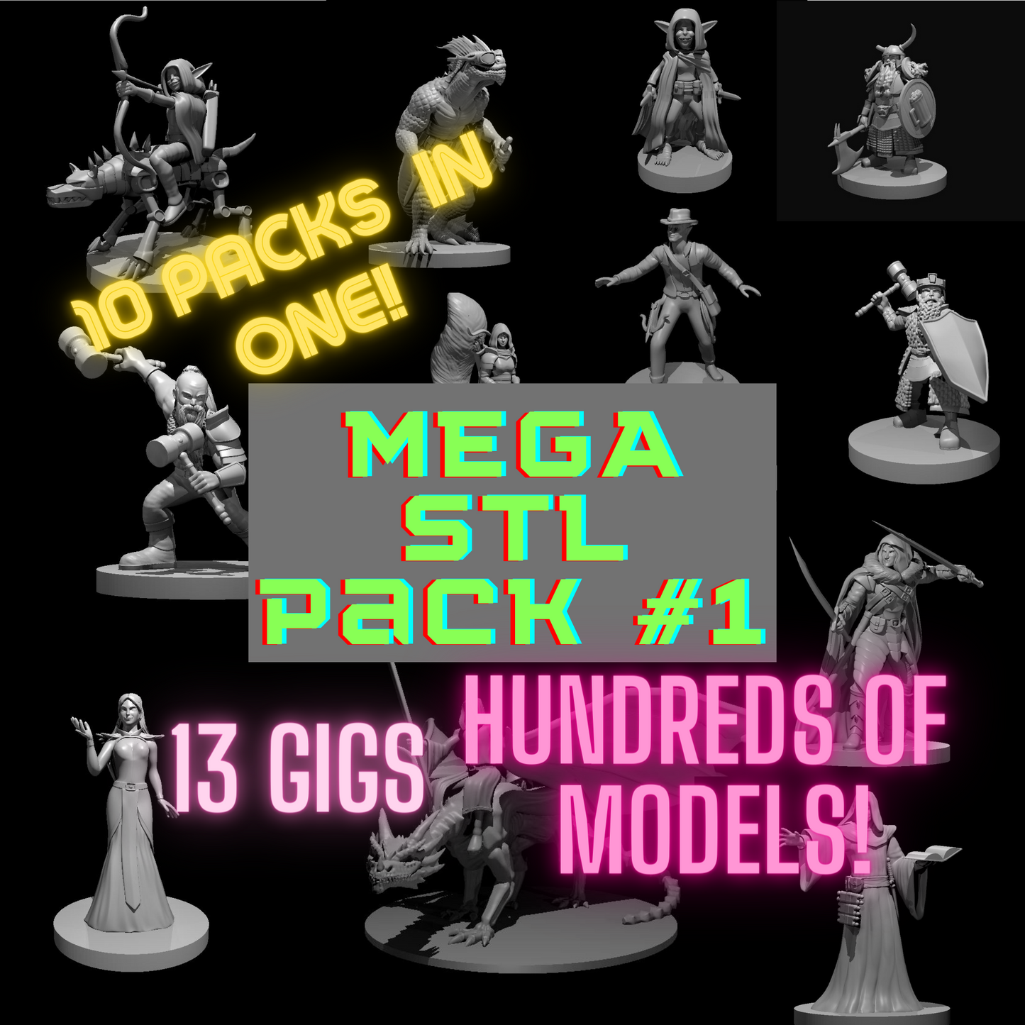 Mega STL Pack