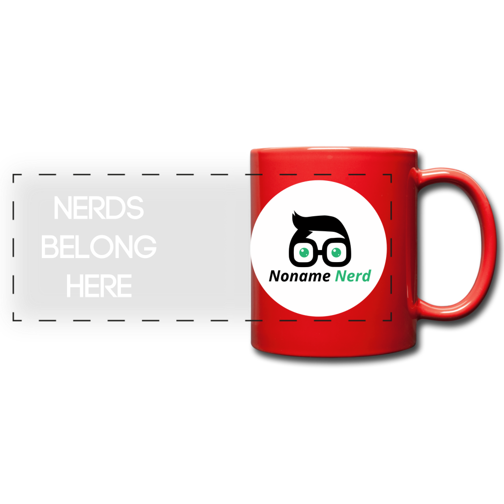 Nerds Belong Here Mug - red