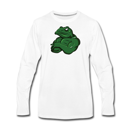 Smacky The Frog Long Sleeve T-Shirt - white