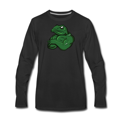 Smacky The Frog Long Sleeve T-Shirt - black