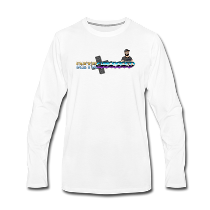 RetrO Long Sleeve T-Shirt - white