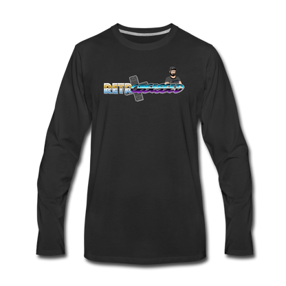 RetrO Long Sleeve T-Shirt - black