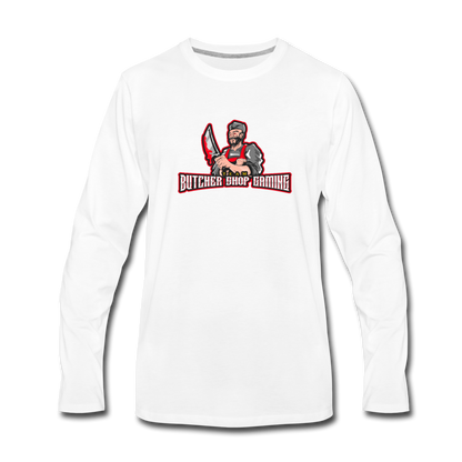 The Butcher Long Sleeve T-Shirt - white