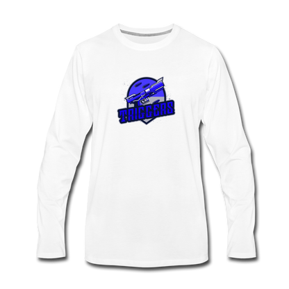 N3 Triggers Long Sleeve T-Shirt - white