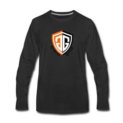 Robbjam and the Gamer's Guild Long Sleeve T-Shirt - black