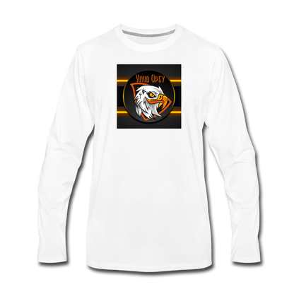 Vivid Opey Long Sleeve T-Shirt - white