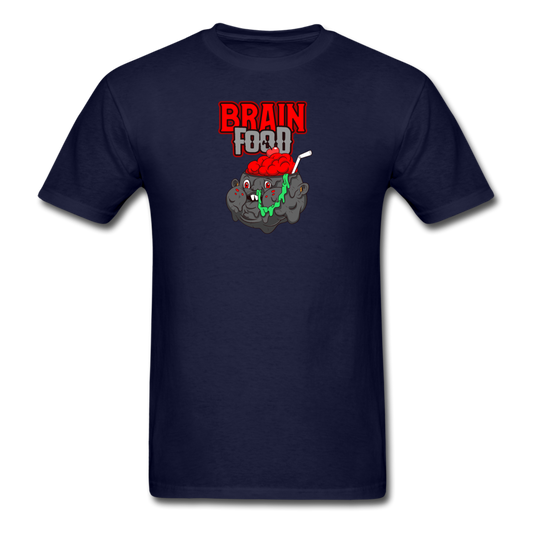 Brain Food T-Shirt - navy