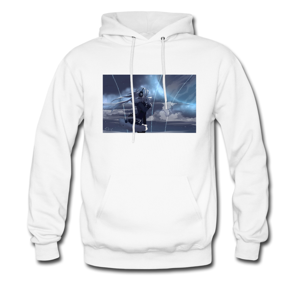 Heavenly Gamer Gods Hoodie - white