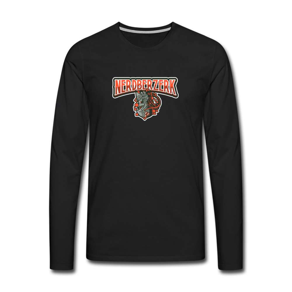 NerdBerzerker Long Sleeve T-Shirt - black