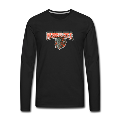 NerdBerzerker Long Sleeve T-Shirt - black