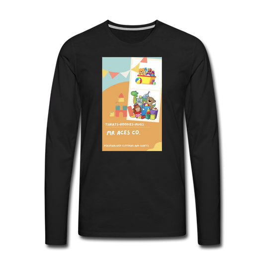 Mr. Ace's Long Sleeve T-Shirt - black