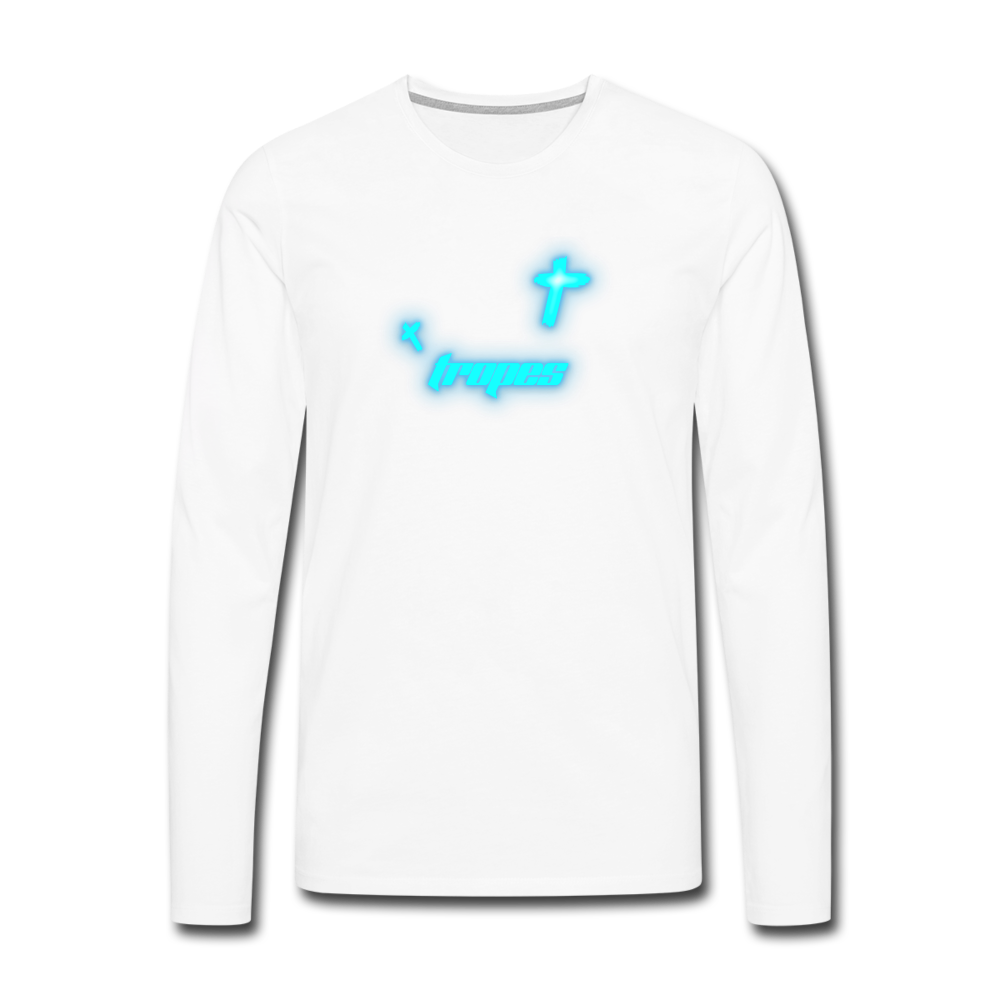 TropesBrand Long Sleeve T-Shirt - white